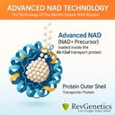 還元酵素アドバンストNAD+サプリメント、60カプセル - 健康な老化と長寿のための栄養補助食品