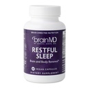 Dr. Amenの頭脳の残りの睡眠 - 60カプセル - リラックス&カルムを促進し、メラトニン、バレリアン、GABA&マグネシウム、ノンハビット成形 - グルテンフリー - 15サービング