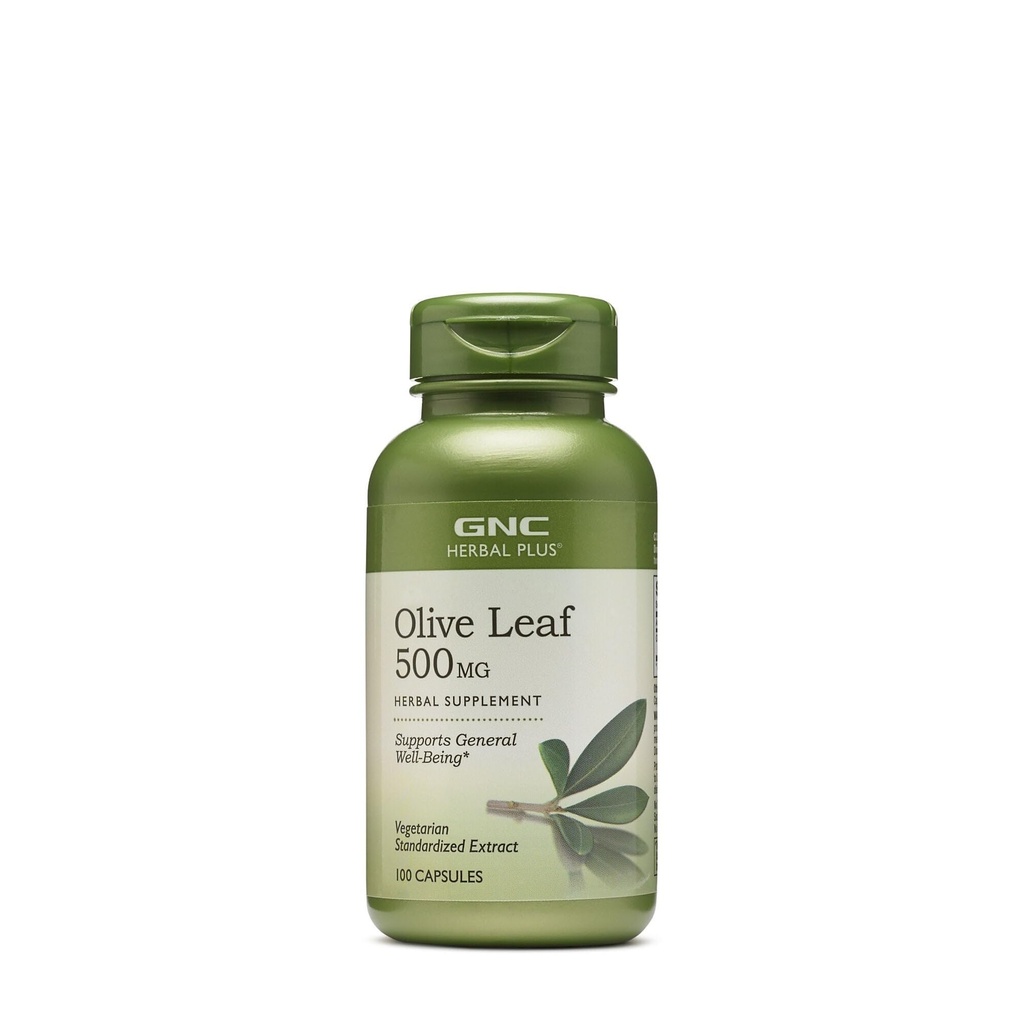 GNC の草のプラスのオリーブ リーフ 500mg の補足、菜食主義者、サポート 全般の幸福、100 のサービング
