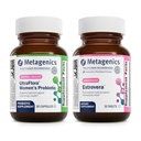 メタジェニックスバンドル - UltraFlora Women's & HerWellness Estrovera - 30カウントのUltraFlora Women's for Vaginal Health - ホットフラッシュのためのEstroveraの30錠、月経リリーフ&ナイトスウェット