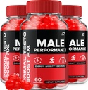 Primal Testo ブースト RX ACV 男性用グミー – PrimalTesto Boost RX オス ACV グミー オールナチュラル サプリメント, Primal TestoBoost RX グミー レビュー (3 パック - 180 グミ)