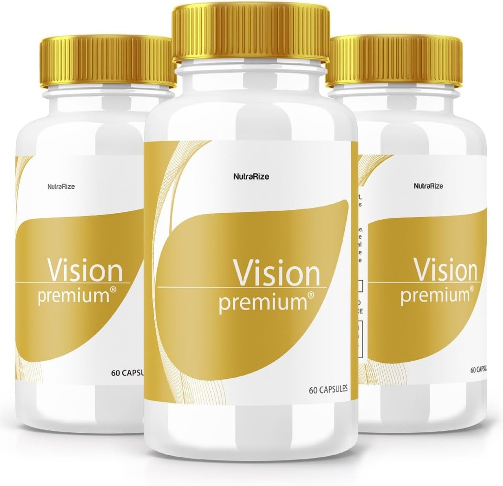 (3 Pack) Vision Premium, Premium Eye Support Supplement, Vision Premium to Improve Concentration and Focus, Vision Premium All-Natural Pills for Healthy Eyes, VisionPremium Reviews (180 Capsules)