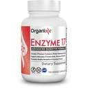 Organix Enzyme 17 女性のための必須消化酵素 & 男性, 腸の健康 & 最適な消化の健康のため, 膨満のためのサポート, ガス, 栄養素吸収 & 免疫, ビーガン, 非 GMO, 80 ベジギーカプセル