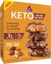 Atkins Caramel Almond Clusters, Gluten Free, High in Fiber, 1g Sugar, 2g Net Carb, Keto Friendly, 8 Count