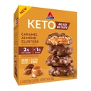 AtkinsのCaramelのアーモンドのクラスター、Glutenは繊維、1gの砂糖、2g純Carb、Ketoの友好的、8の計算で放します