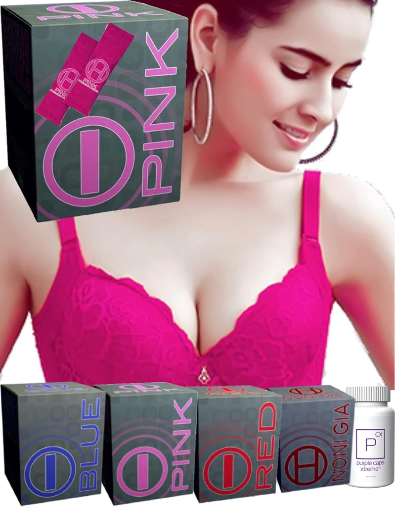 Bhip - 自然ピンクi-Pnkエナジードリンクサプリメント - 皮膚の健康とホルモンバランスをサポート - 1ボトル