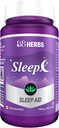 Sleep-X | 自然な睡眠の補足 | 優れた等級のアミノ酸および標準化された草のエキスが付いている強力な草の睡眠の援助