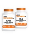 BulkSupplementsアルファリポ酸カプセル240ct + CLA 2000mg Softgels 300ctバンドル