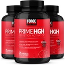 フォースファクタープライム HGH 分泌活性化剤, 3-パック, 臨床的にトリガー HGH の生産を支援するためにアルファサイズをスタッド男性のための HGH サプリメント, ワークアウトフォースを増加, & パフォーマンスを向上させる, 225 カウント