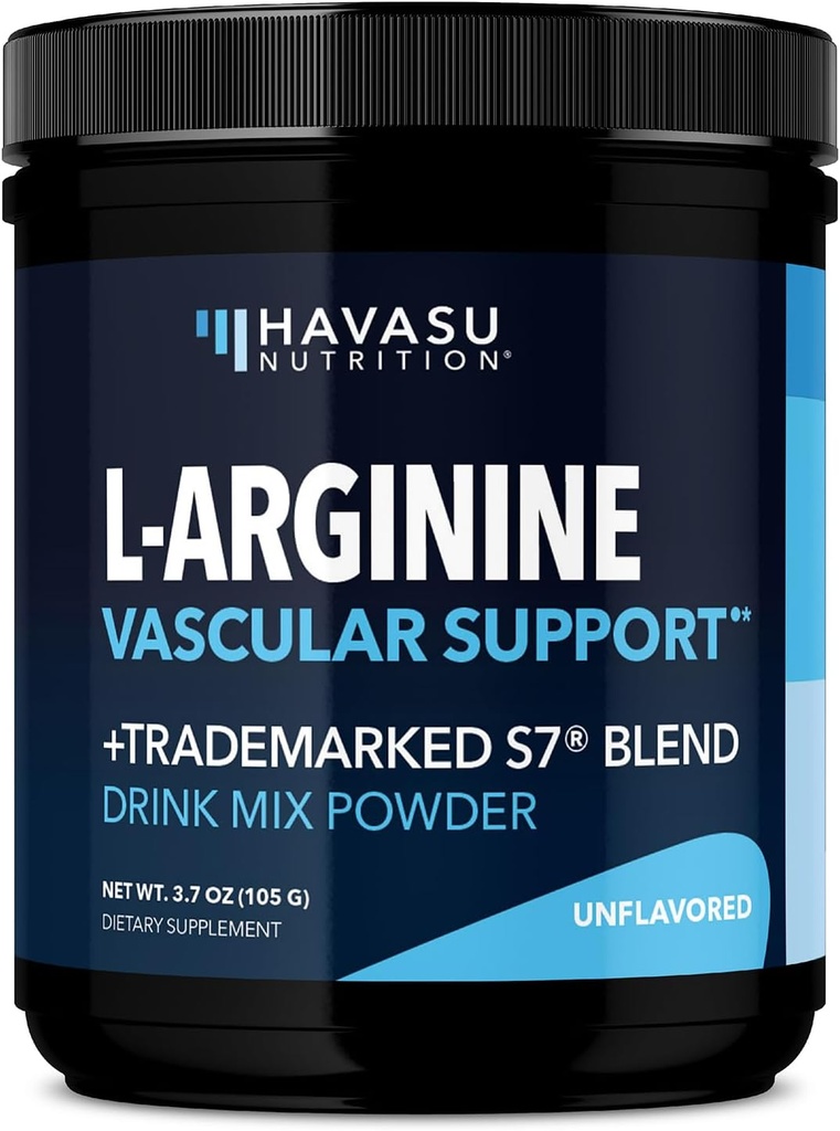 L-Arginine Powder - Nitric Oxide Supplement for Men and Women with L-Citrulline and Beet Root - Pre and Post Workout Support for Endurance and Recovery - Unflavored, 1 Month Supply (30 Scoops)