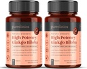 Pureclinicaの高い効力のGinkgoのBiloba 30,000mg x 180のタブレット(2本のびんの90) - 6か月の供給-コンピター プロダクトの強さ5回