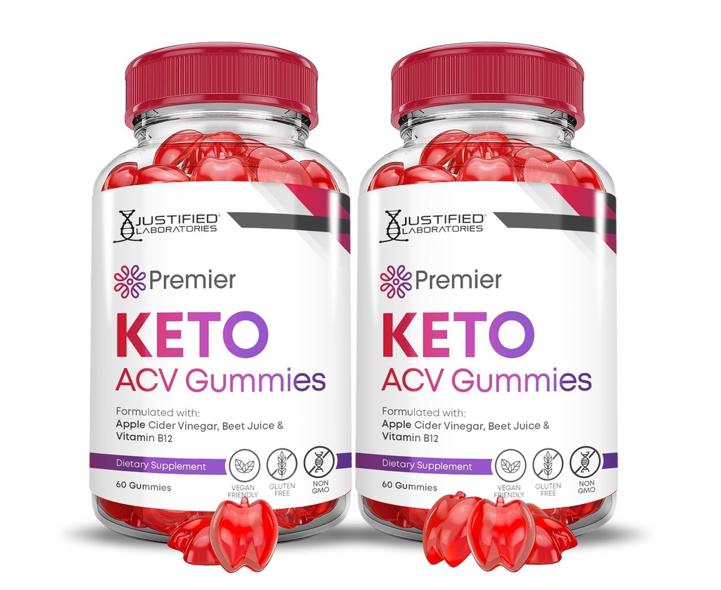 (2 パック)プレミア Keto ACV グミーズプレミア Keto グミーズアドバンスト 1000MG Apple Cider Vinegar フォーミュレート と Pomegranate ビート ジュース パウダー B12 ビーガン非 GMO 120 Gummys