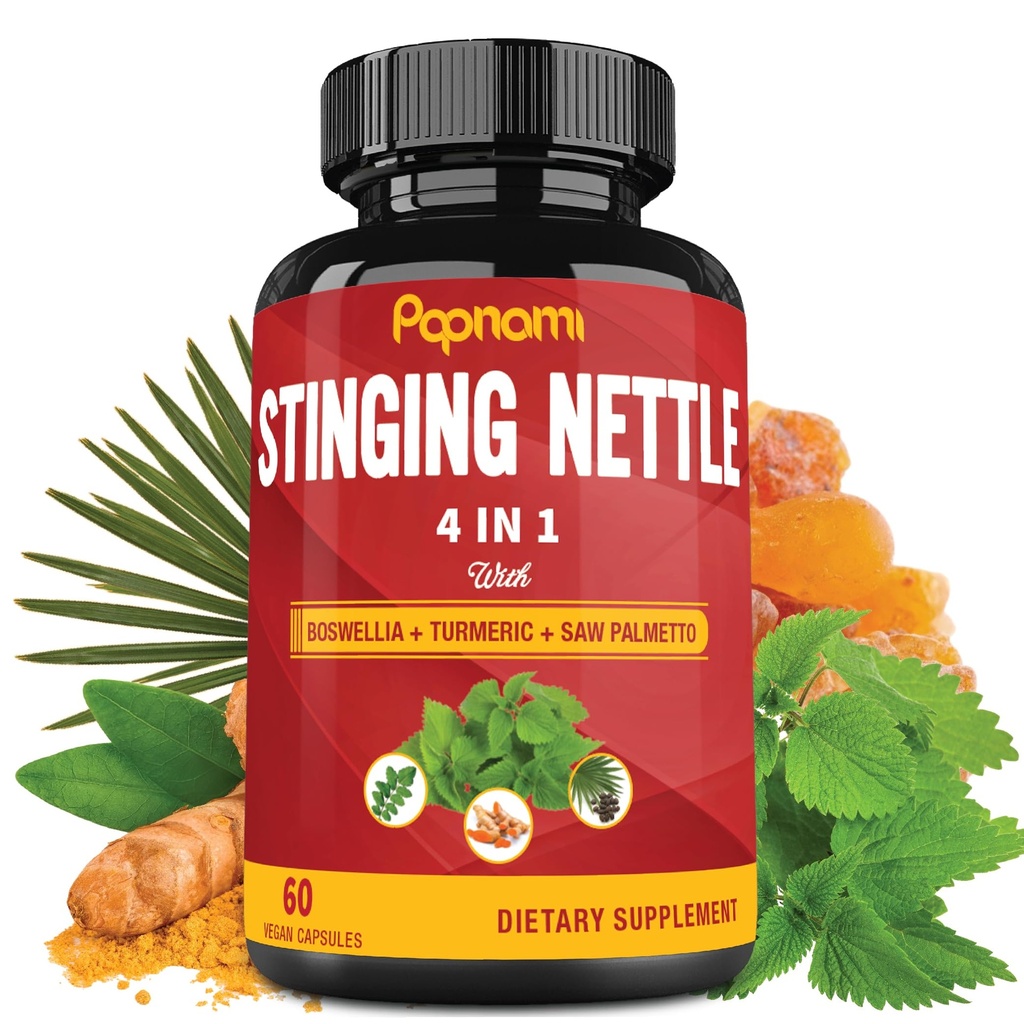 Boswellia、Turmeric及びSw PalmettoのStingingのイラクサのエキスのカプセル-接合箇所、ボディ管理、皮、毛及び免除のための2か月の供給