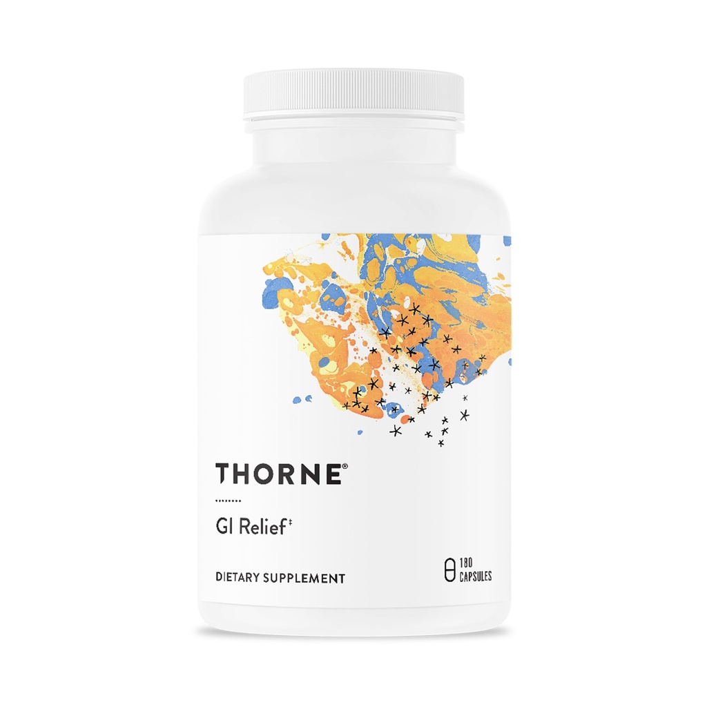 THORNE - GIリリーフ - 消化サプリメント - ガット健康をサポート&ブロッキングリリーフ* - マシュマロルート、アロエベラゲル、DGL&スリッパエルムバーク - 90サービング