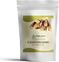 HERBAL HILLS Yashtimadhuパウダー(ムレヒパウダー/リンパウダー/グリシrrhiza glabra) | 16 Oz (454 GMS) | ナチュラルハーブ