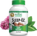 Botanic Choice Sleep-Ez- Powerful Blend of Valerian Extract, Melatonin, Hops, Kava Kava and Lemon Balm to Help Foster Sleep with no Grogginess (30 Capsules)