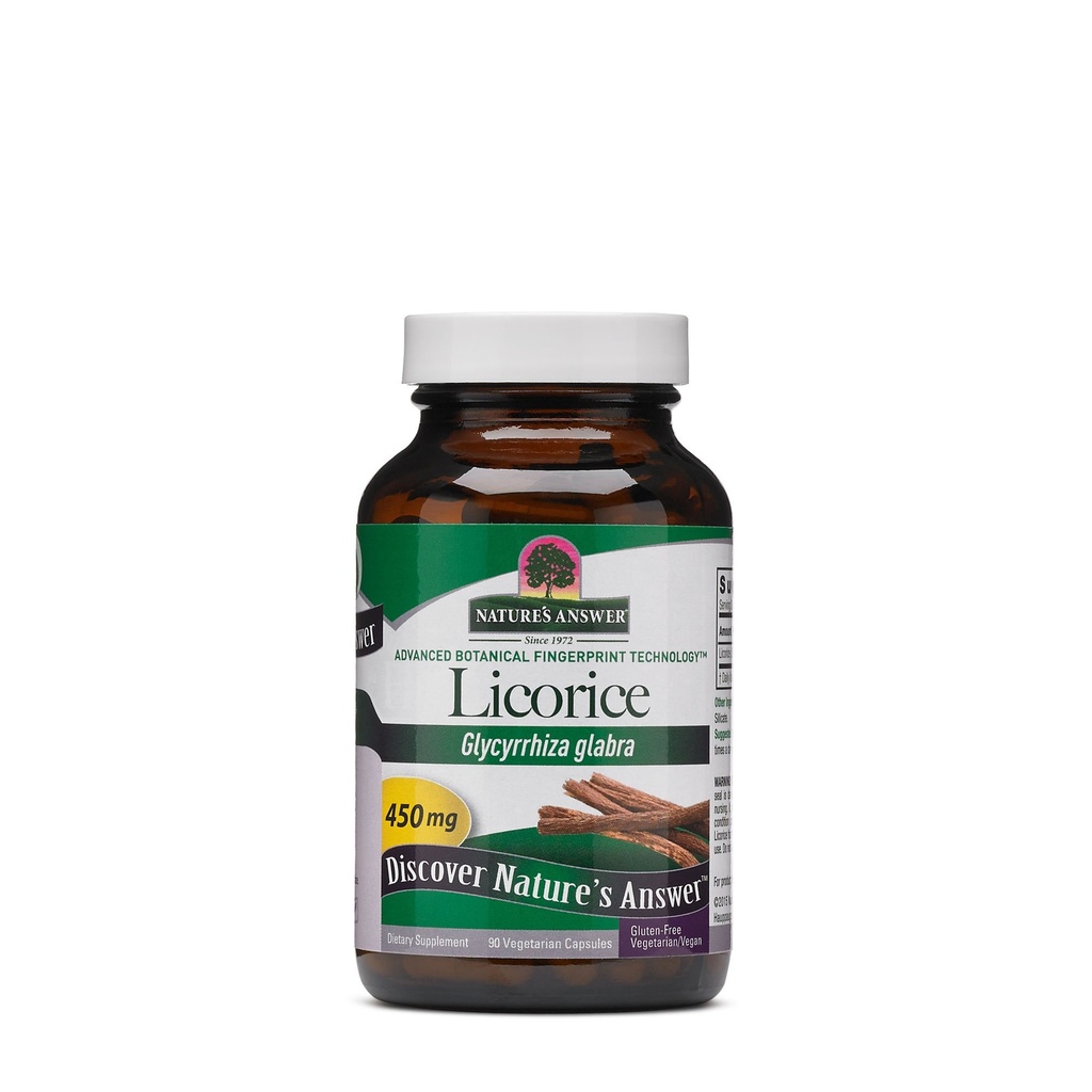 Nature's Answer Licorice Root 90カプセル - 消化器、免疫、および呼吸器サポート - ベジタリアン、ヴィーガン、グルテンフリー、コシャーリコライスルートカプセル - 皮膚をサポート