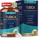 Totaria TUDCAの補足1200mg (Tauroursodeoxycholicの酸)、120のカプセル、超強さTUDCAのベール ソルトのレバーの補足、レバーおよびGalbladderの修理のための純粋なTudca、Gutの健康