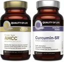 生命の質の特徴 Kinoko の金 AHCC および Microactive Curcumin の SR -免除サポート Curcumin の束