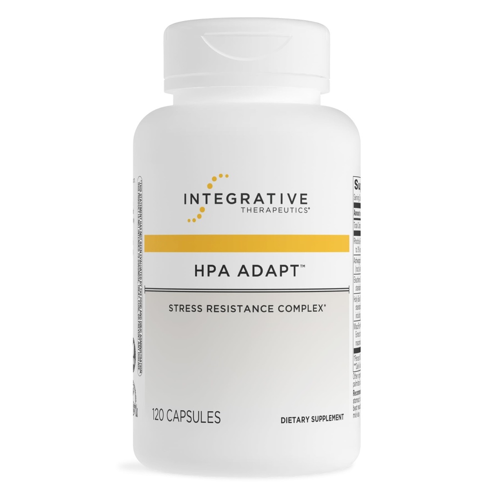 Integrative Therapeutics HPA Adapt - ストレスサポートのための適応性サプリメント* - Ashwagandha、Rhodiola、およびその他の適応性ハーブが含まれています* - ビーガン、乳製品&グルテンフリー - 120カプセル