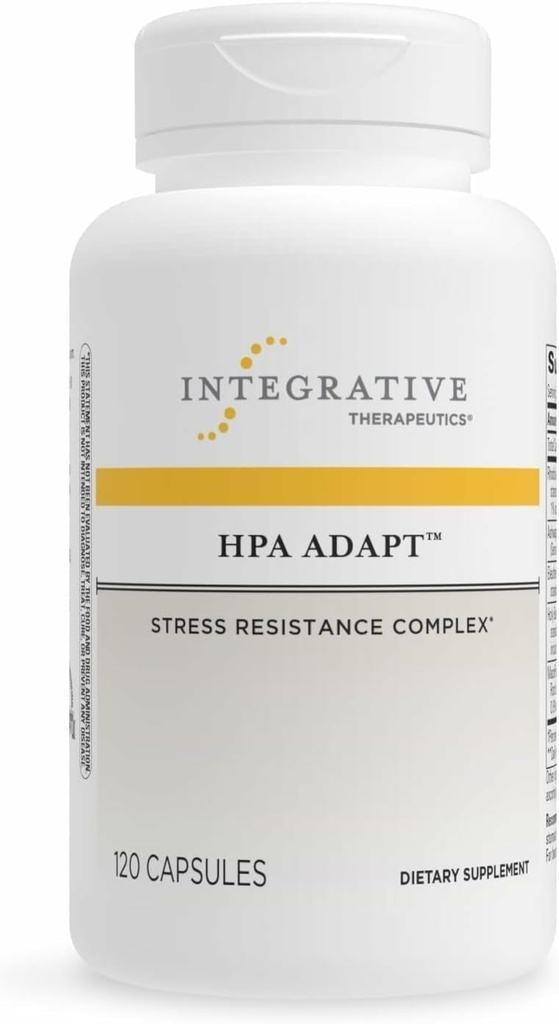 Integrative Therapeutics HPA Adapt - ストレスサポートのための適応性サプリメント* - Ashwagandha、Rhodiola、およびその他の適応性ハーブが含まれています* - ビーガン、乳製品&グルテンフリー - 120カプセル