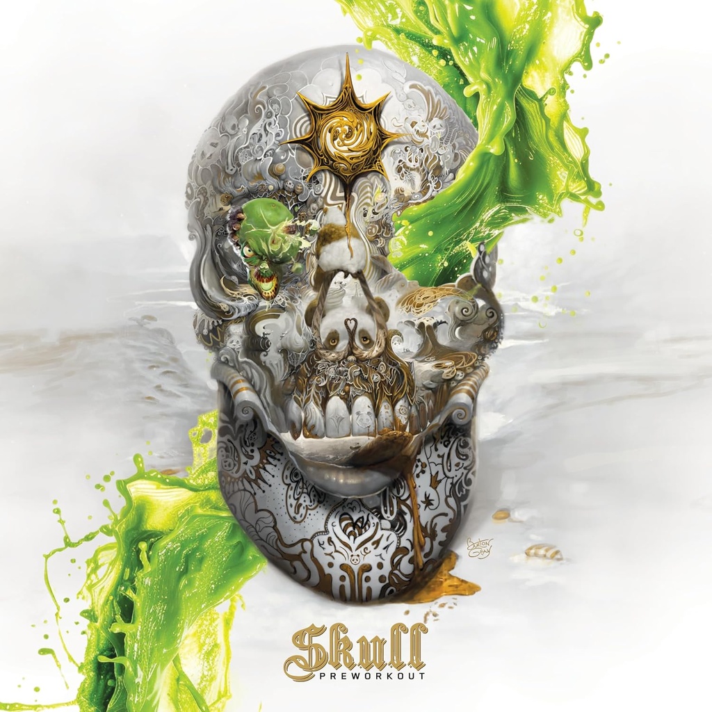 地下のバイオ ラボ/パンダは頭蓋骨の向知性プレワークアウト、トンネルの視野の焦点のための3つのカフェインの源、大規模なポンプ、比類のないエネルギー(40 Scoops)を(Cranial Smash)供給します(レモン ライム リフレッシュャ)