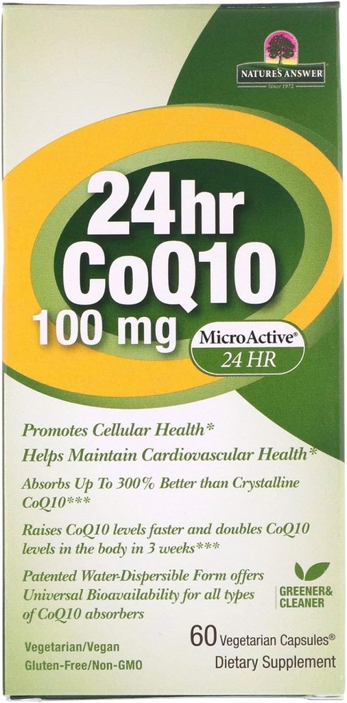 Genceutic自然なCoq10 24hr 100mg