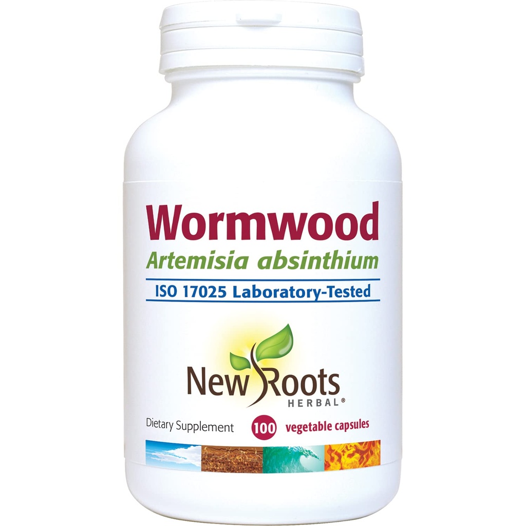 新しいROOTS HERBAL Wormwood (100 Vegの帽子) - 食欲、消化および腸バランス サポート - 非GMO&グルテンフリー