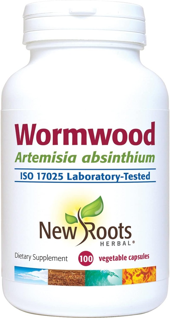 新しいROOTS HERBAL Wormwood (100 Vegの帽子) - 食欲、消化および腸バランス サポート - 非GMO&グルテンフリー
