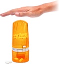 Pill Dispenser - Medication Holder for Adults & Seniors - Lock Feature - Arthritis Friendly - One Push, One Pill - Effortless & Hygienic - 75 Round Tablets