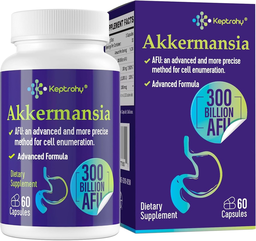 女性のための300億AFU Akkermansiaのプロバイオティック、より多くのGLP-1の生産のためのAkkermansia Muciniphila、Digestive、ガット及び免疫、ガットの消化管のライニング機能、60の計算