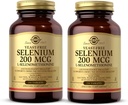 Solgar Yeast-Free Selenium 200 mcg - 250 錠, パック 2 - アンチオキシダント&免疫システム健康をサポート - 非GMO, 完全菜食主義者の, グルテンフリー, 乳製品無料, Kosher - 500 合計サービング