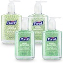 PURELLは植物によって基づくアルコール、Citrusのにおい、8つのflのozポンプびんが付いている高度手のSanitizerの自然を(4) - 9626-06-ECDECO導きました