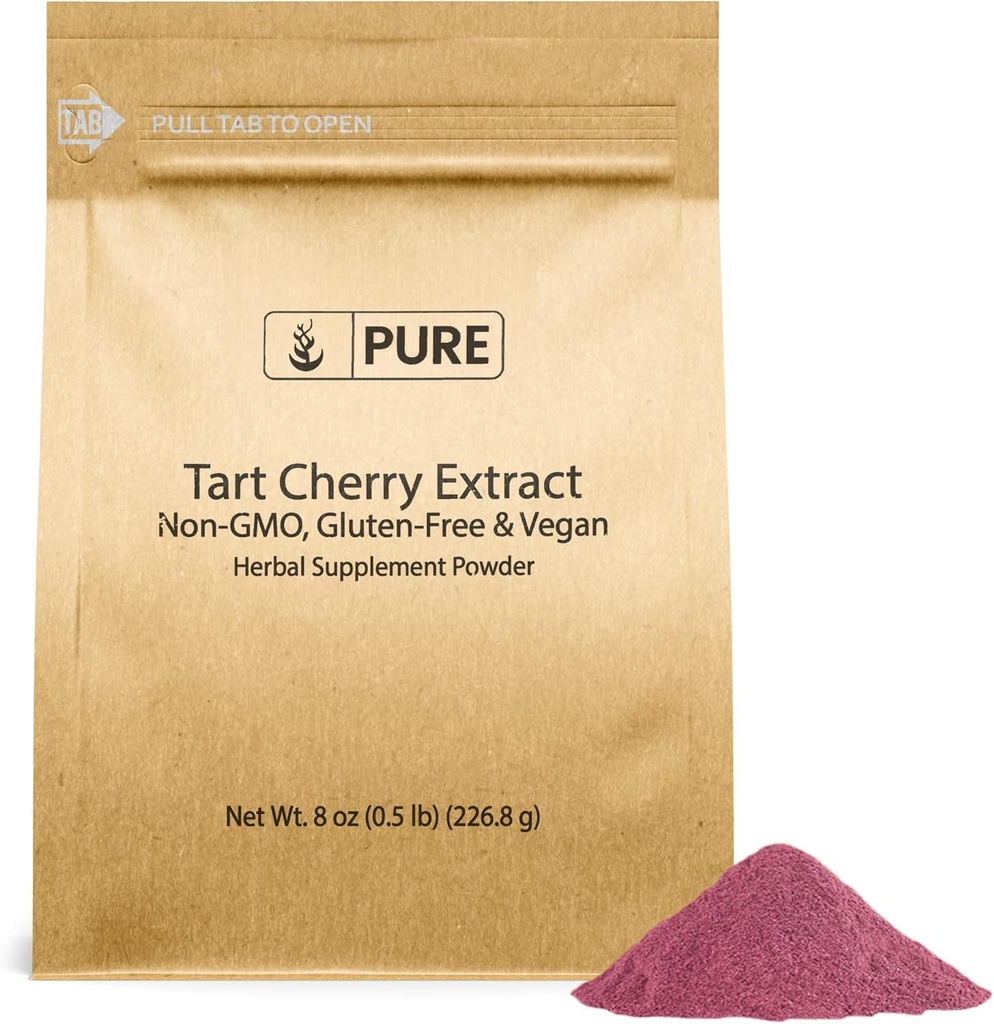 純粋な元の原料のタルトのチェリーのエキス(8oz)、非GMOの草の補足