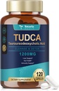 Totaria TUDCAの胆汁の塩1200mg (Tauroursodeoxycholicの酸)、120のカプセル、超強さの純粋なTUDCAのレバーの補足、肝臓および胆嚢の清潔及び修理、ビーガン