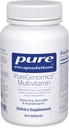 Pure Encapsulations PureGenomics Multivitamin - Supplement to Support Nutrient Requirements of Common Genetic Variations - with Vitamin A,B,C,D,E, K & Minerals - 60 Capsules