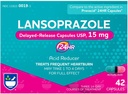 ダニの援助Lansoprazole 15mg - 42のカプセル、酸の減力剤は解放のカプセルUSP、心燃性救助および酸の還流、救助の24時間までカプセルに入れます