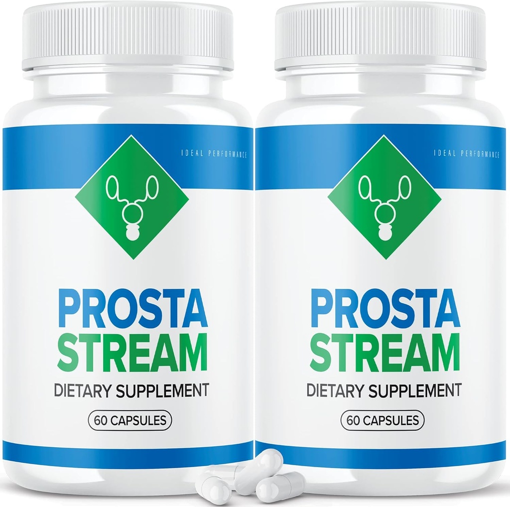 理想的な性能(2パック) Prosta Streamの前立腺の補足のProstastreamの丸薬(120のカプセル)