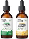ワイルド&オーガニック・スティング・Nettle Root Tincture 2 fl oz & 尿酸クレンジング Tincture 2 fl oz