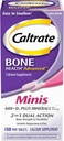 Caltrate Minis 600 Plus D3 Plus Minerals Calcium and Vitamin D Supplement Tablets, Bone Health and Mineral Supplement for Adults - 150 Count