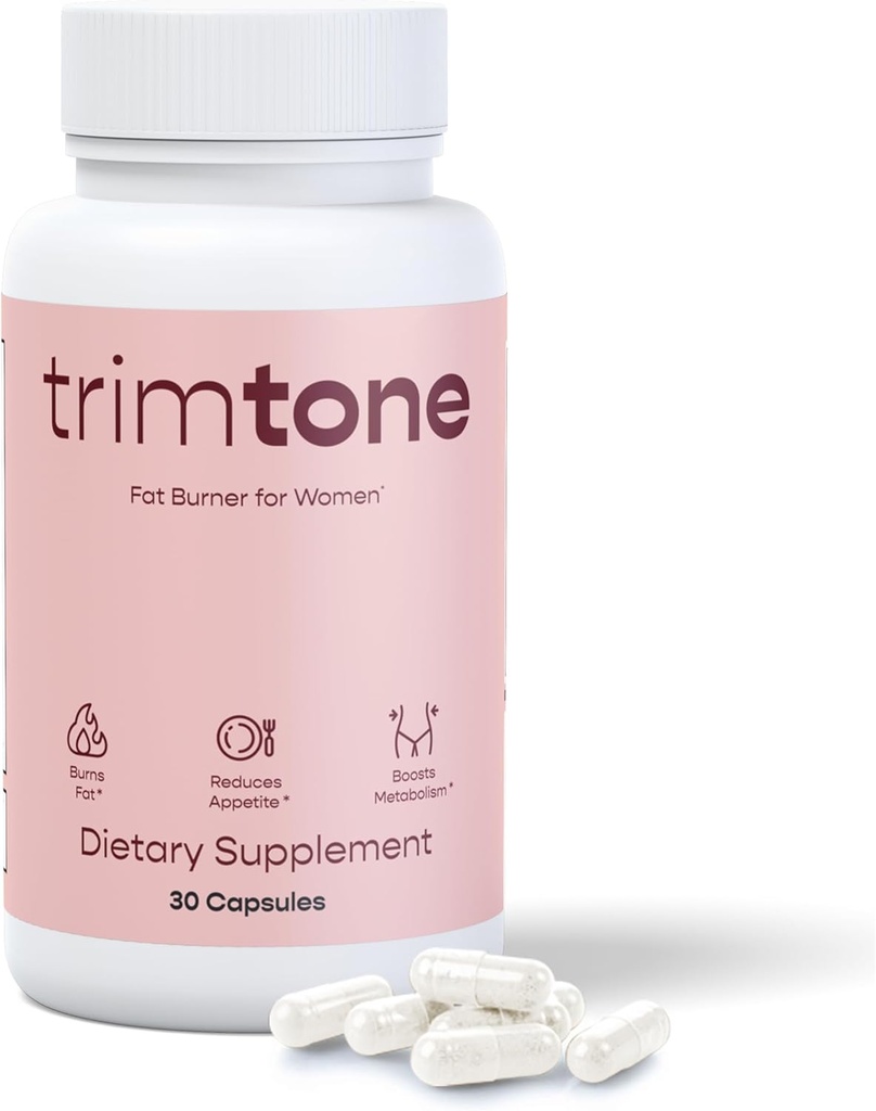 TRIMTONEの減量の丸薬の女性の気分は方式、食欲の抑制剤及び女性のためのDetoxの清潔な脂肪バーナー、女性のために速く働く食事療法の丸薬、腹脂肪のための最適 - 30のカプセル(1日あたり)
