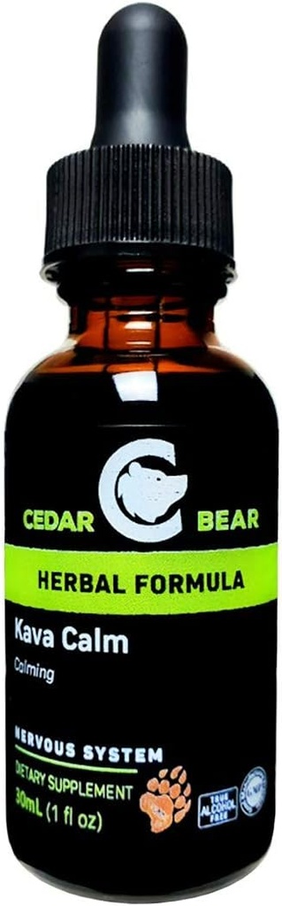 Cedarベアカバは、中央神経と消化器系をサポートする液体ハーブサプリメント1 FL Oz