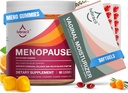 Lubracil Menopause Gummies & Daily Moisturizer Bundle – ホットフラッシュ、ナイトスウェット、腟の乾燥、およびブラックコホッシュ、アッシュワガンダ、オメガオイル&シーバックソーンとイチネスのためのホルモンフリーサポート