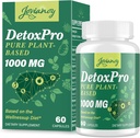 1000 MG Gentle Detox Cleanse, High-Potent, Gut Cleanse & Detox Capsules for Women & Men, Natural Detoxification, Colon, Liver, Antioxidant & Digestive Support, 60 Capsules