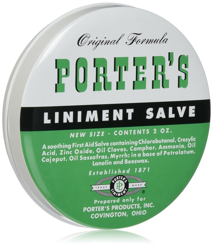 Porter's Liniment Salve, 2 オーアンス