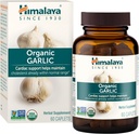 Himalaya Organic Garlic - Herbal Supplement for Lipid Metabolism and Immune Support - Vegan, Non-GMO, Gluten Free, 1400 mg, 60 Caplets