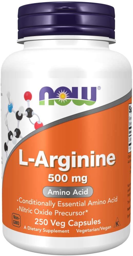 Now Foods L-Arginine, 500 mg, 250 Caps