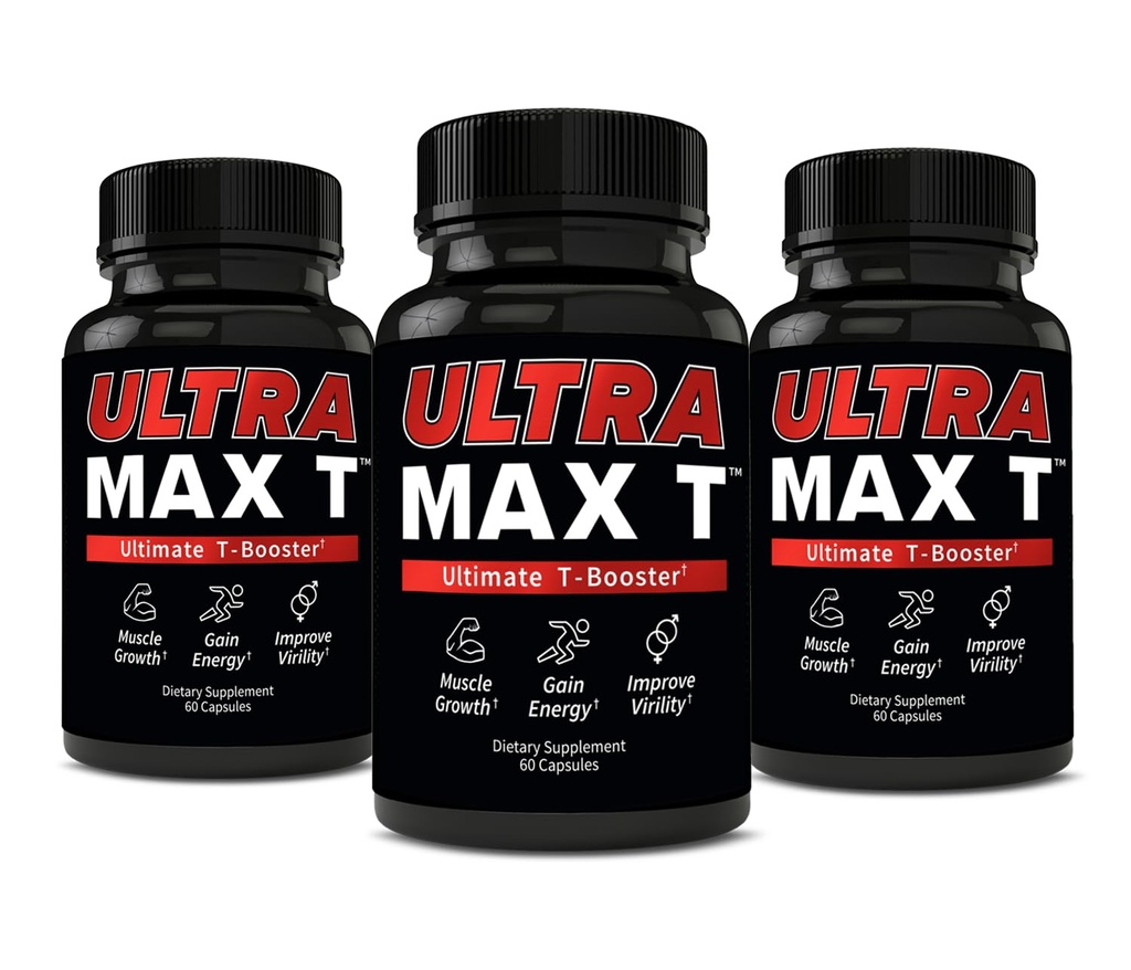 Andro400 UltraMax T - 男性と女性のための高度なテストステロンサポート - トンカットアリ200:1、Dアスパラギン酸、ガルシニアカンボジア、ForsLean® - 180カプセル、90日の供給