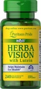 Puritan's Pride Herbavision with Lutein, ゼアキサンチン, ビルベリーSoftgels, 240 カウント