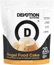 Devotionの栄養物の蛋白質の粉の天使の食糧ケーキ– 20gのWheyの隔離剤及びカゼインの蛋白質のブレンド–加えられた砂糖、低い炭水化物、グルテンフリー、Keto-Friendly、1g MCT、コシャー– 2lb ポーチ